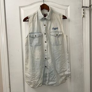 Vintage Boa Pro Classic Los Angeles Dodgers Vest Unisex